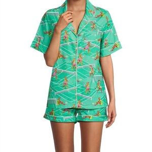 Printfresh - Courtside Cats Short Pajama Set Large